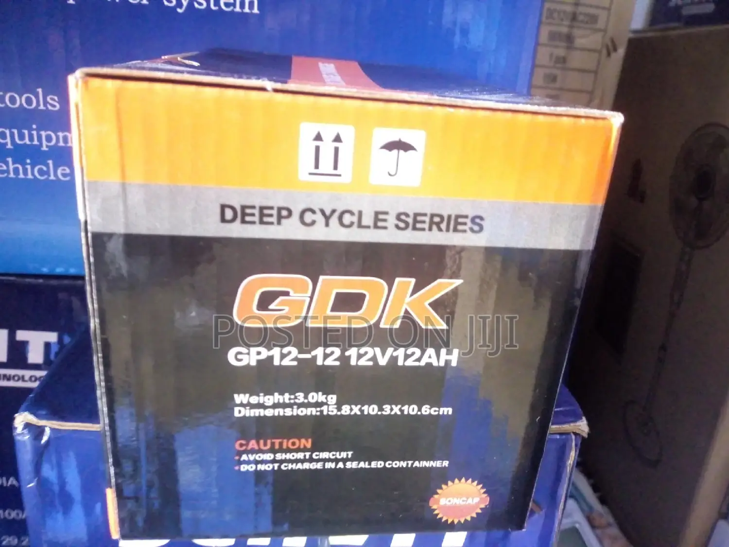 GDK 12v/12ah Deep Cycle UPS Battery