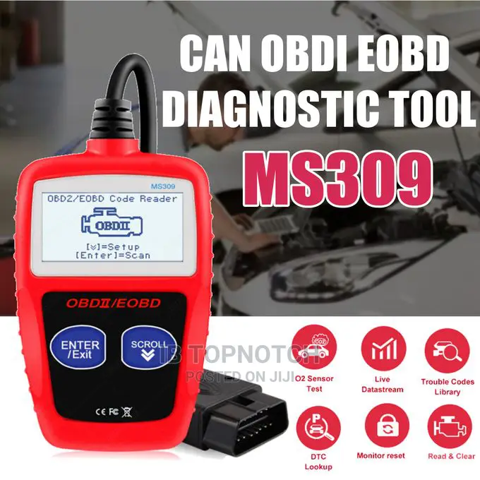 MS309 OBD2 Reader Code for Automobile Diagnostics