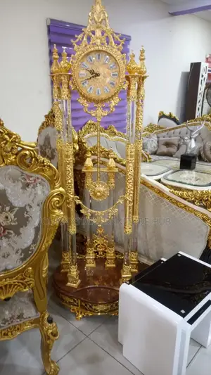 Italian Standing Gold Clock