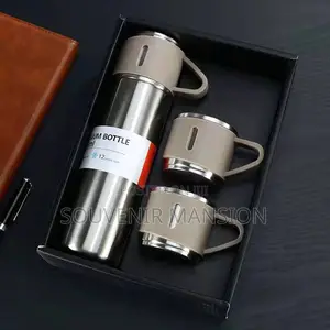 500ml Double Layer Flask With 2 Cup ( Moq 24pcs )