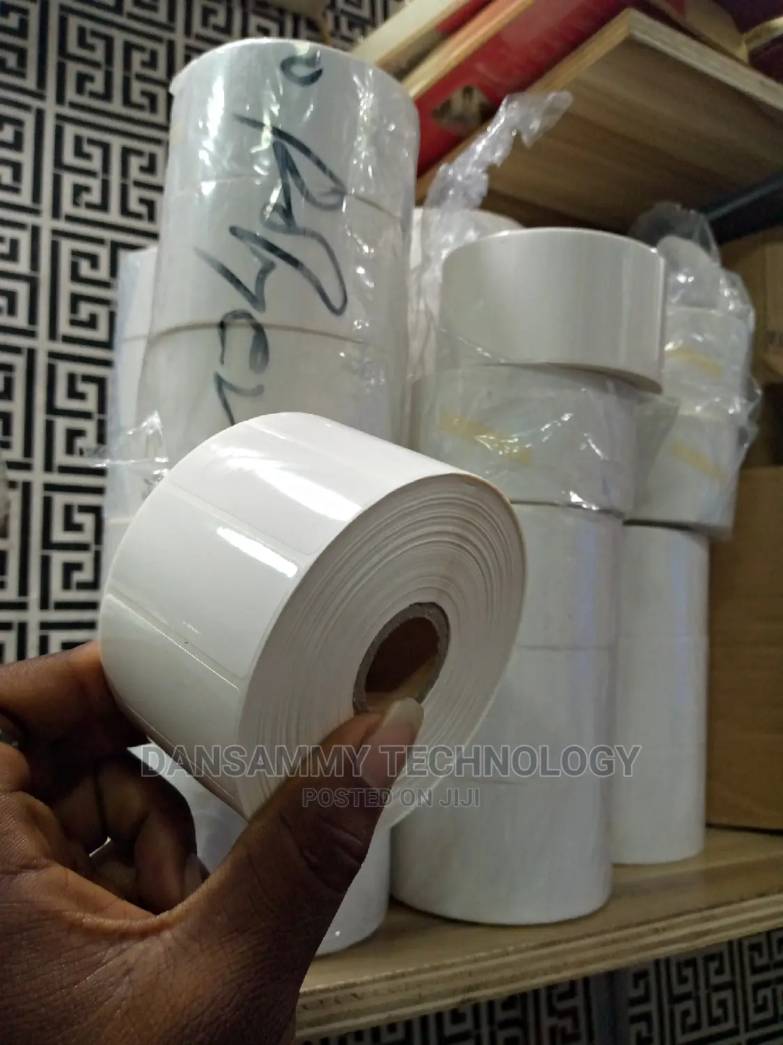 50*25 Polyester Water Resistant Label By 2000label