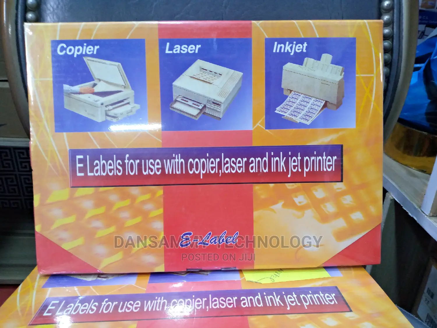 Barcode Sticker A4 Size