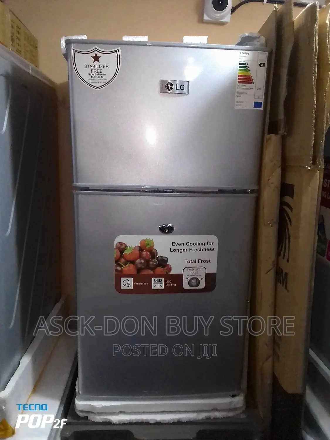 100liters LG Table Top Fridge and Freezer