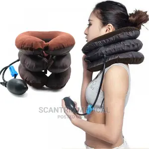 Neck Pain Inflatable Neck Stretcher Collar Device