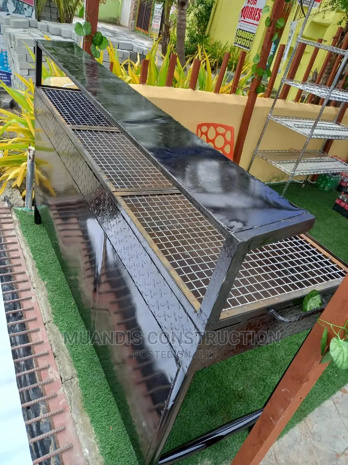 Quality Commercial Outdoor Barbeque Grill With Oven