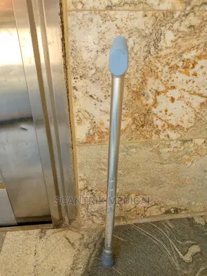 Height Adjustable Stainless Steel Single Walk Stick