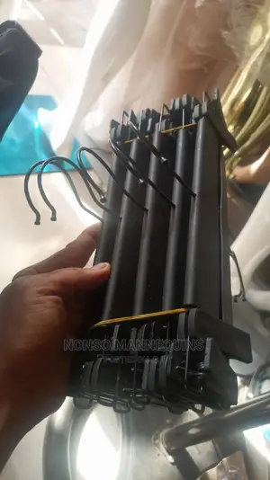 Black Clip Hangers for Trousers