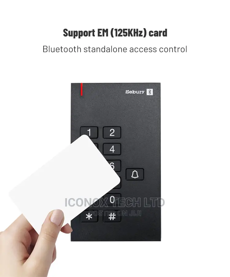 Stand-alone Bluetooth Keypad RFID Access Control App Support