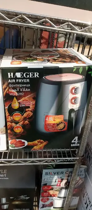 Air Fryer Haeger Automatic Machine 4.8ltrs,Anti-Rust Body.