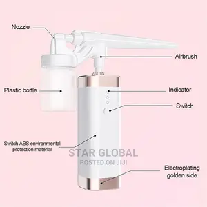 Top 50ML Air Oxygen Compressor Kit Air Brush Spray Gun