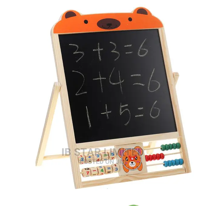 Double Sided Magnetic Chalkboard Board for Children