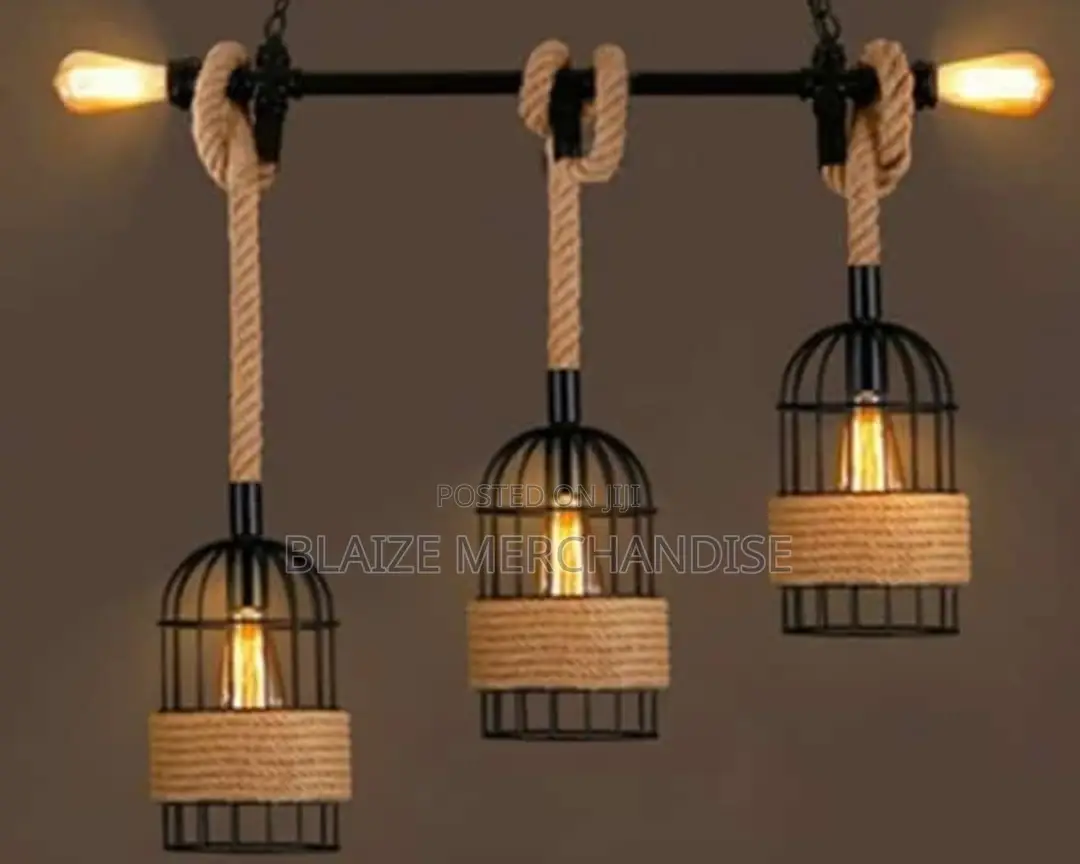 Rope Pendant Light