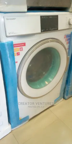 Sharp Washing Machine Front Loader ,Anti Rust Body.