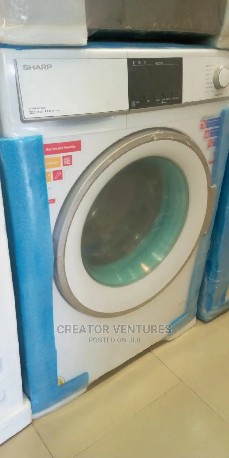 Sharp Washing Machine Front Loader ,Anti Rust Body.