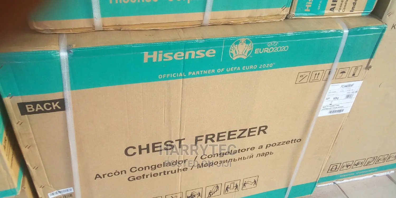 Hisense Deep Freeze 390 Sliver 1 Year Warranty