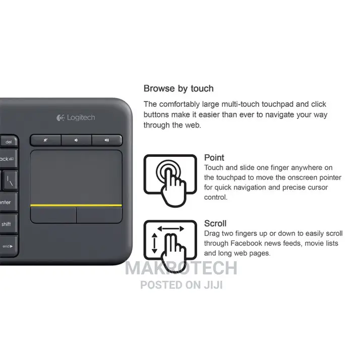 Logitech K400 Plus Wireless Keyboard
