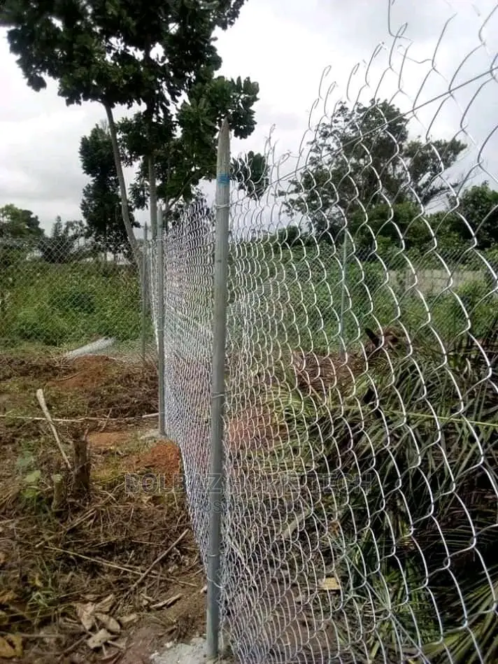 Galvanized Chainlink; Temporary or Permanent Fence.