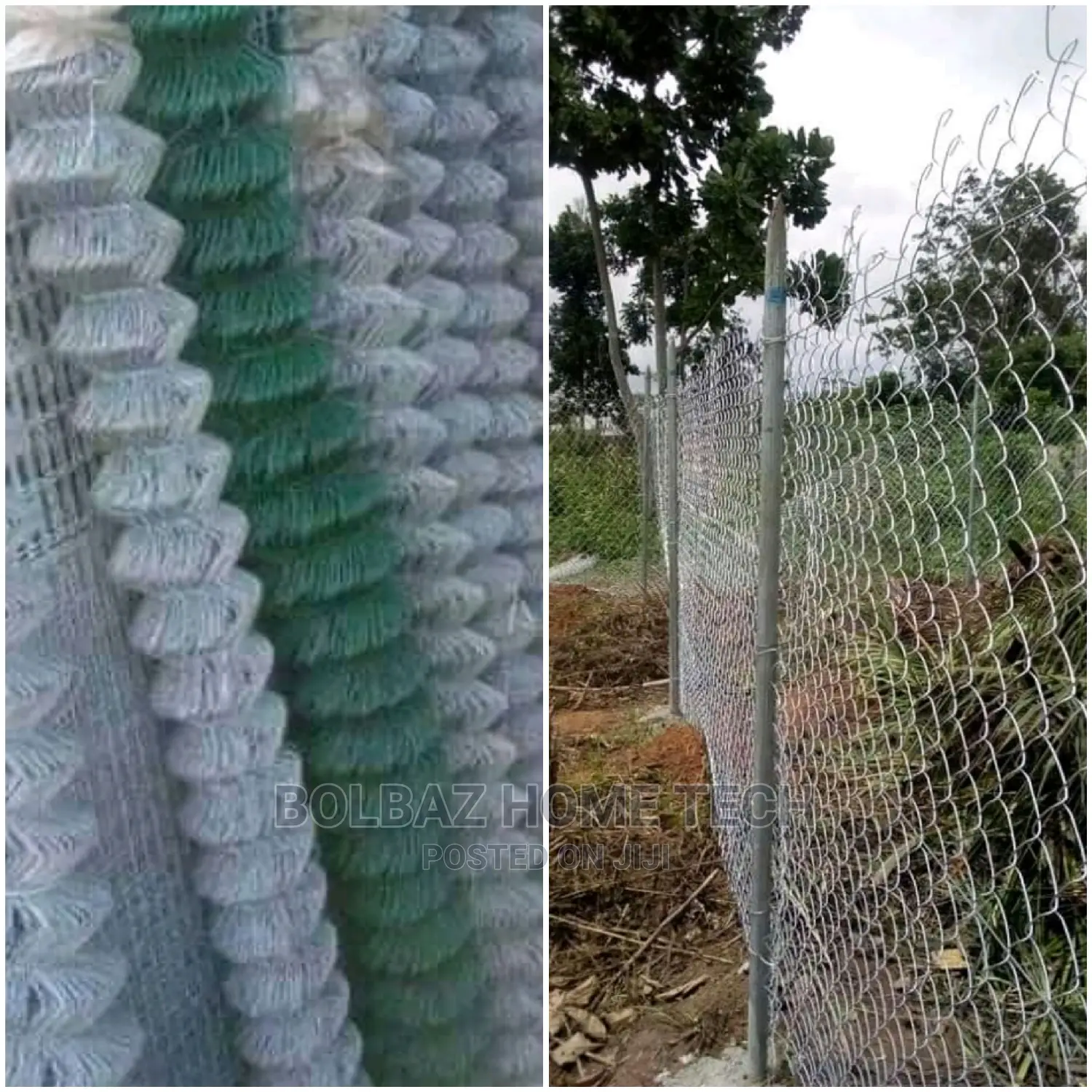 Chainlink Galvanized; Farm and Fence Use.