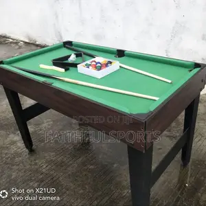 4 In1 Snooker Board (Table Tennis, Air Hockey, Soccer Table)