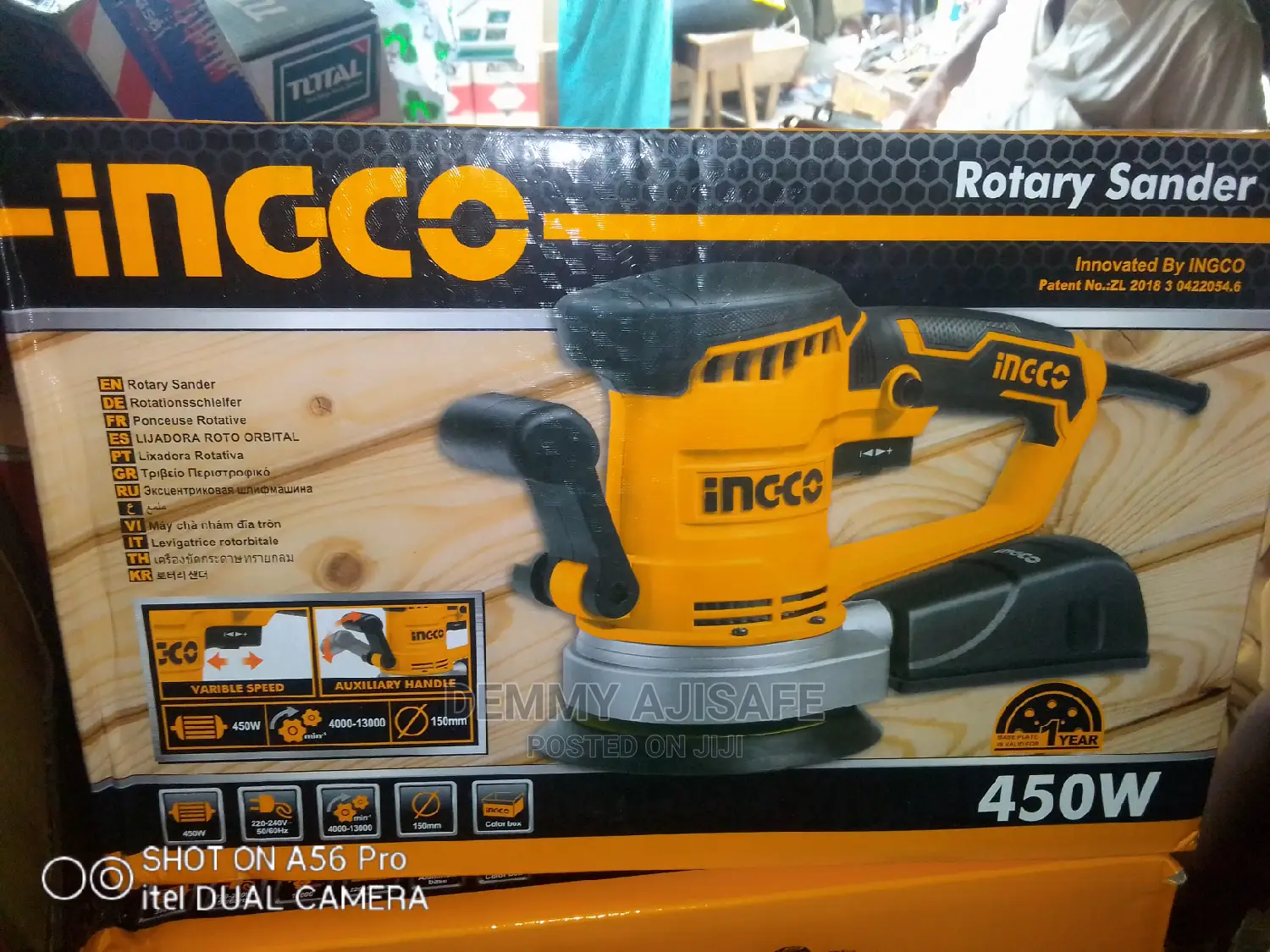 Rotary Sander(Ingco)450w