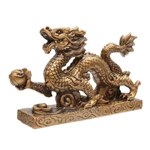Chinese Dragon Figurine Statue