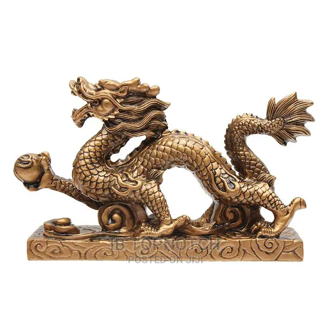 Chinese Dragon Figurine Statue