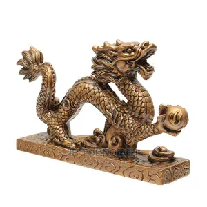 Chinese Dragon Figurine Statue