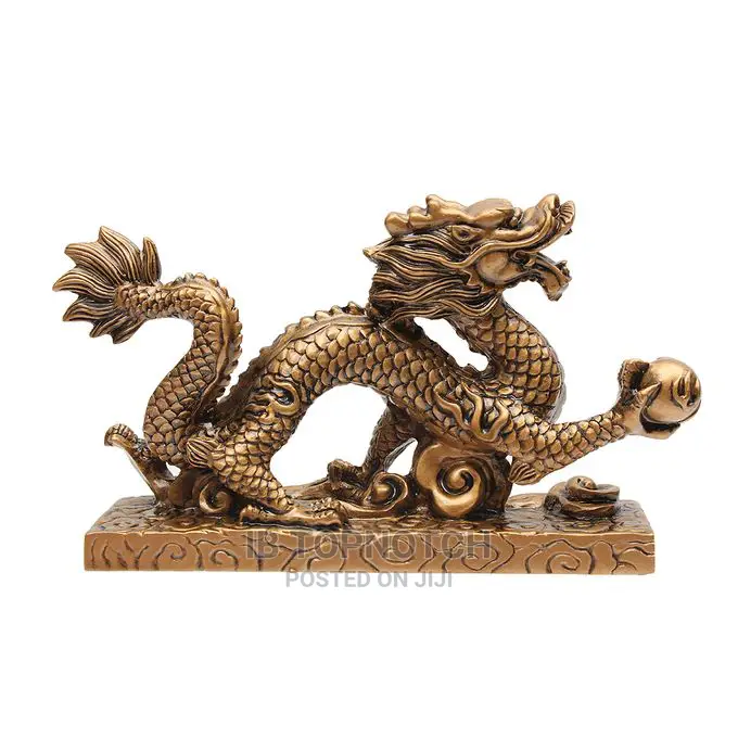 Chinese Dragon Figurine Statue