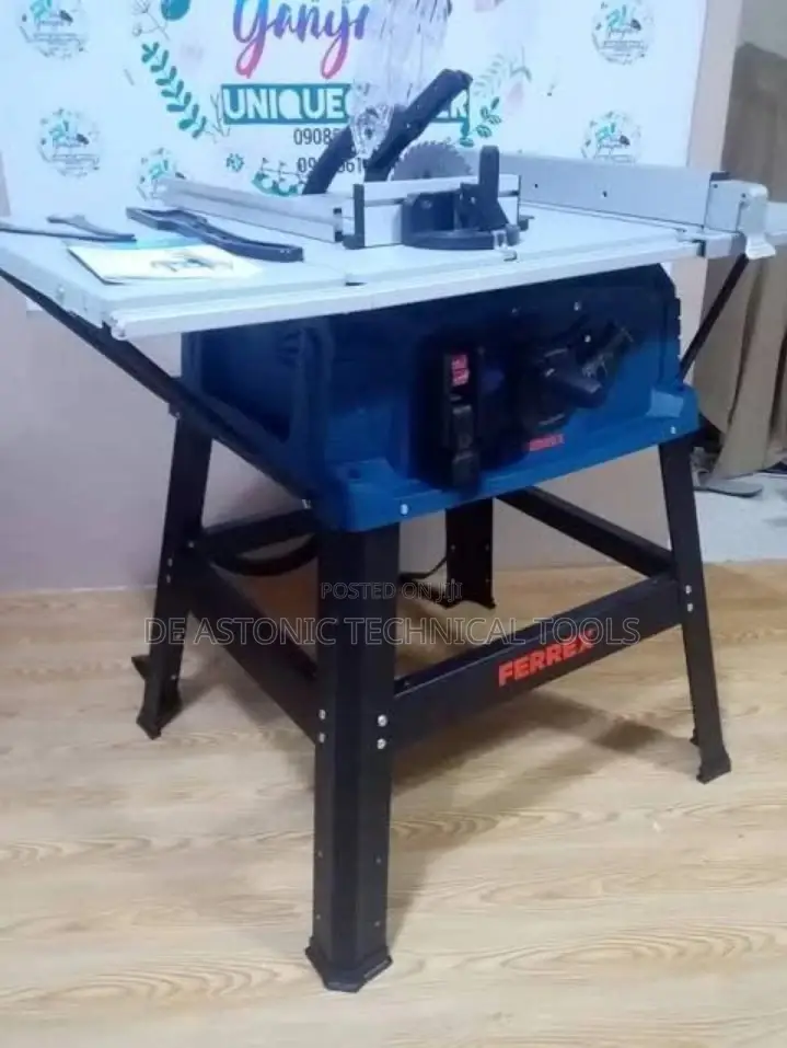 2000w Ferrex Table Saw Machine