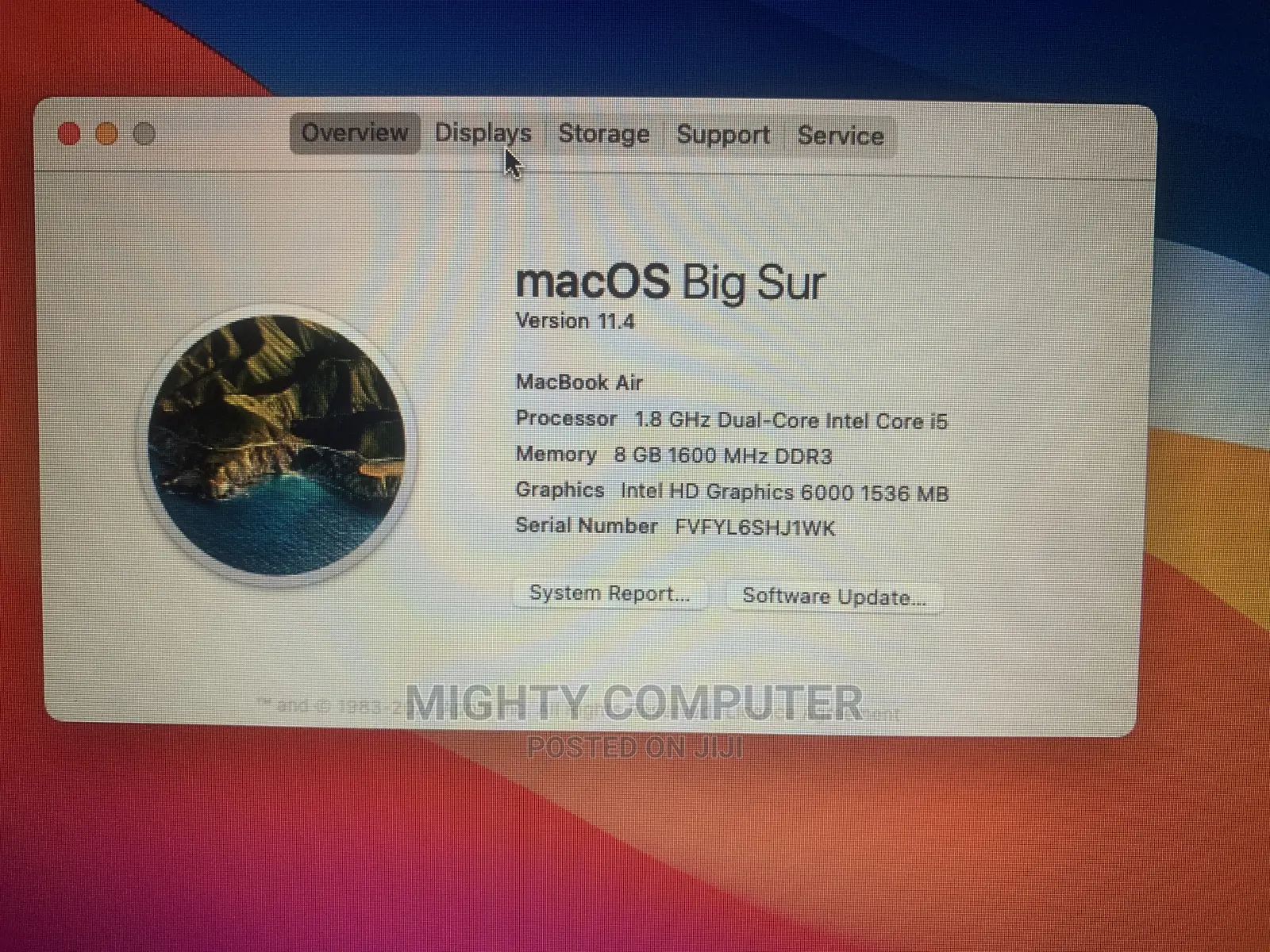 Laptop Apple MacBook 2017 8GB Intel Core I5 128GB