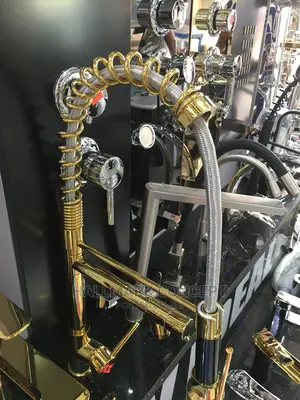 Gold Plated Kitchen Sinks Mixer.