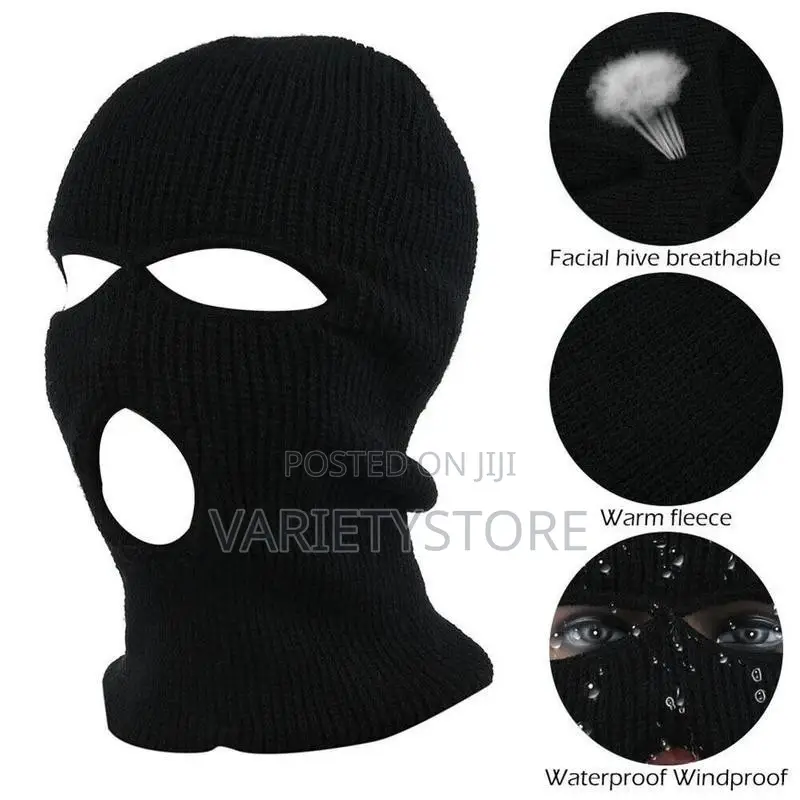 3 Hole Unisex Full Face Mask