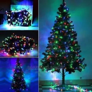 6ft Christmas Tree With Decorative Lights and Balls