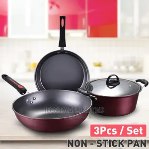 Free Delivery Non-Stick 3set Fried Pot Steak Saucepan