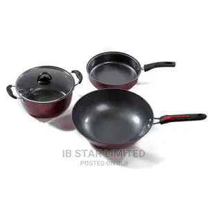 Free Delivery Non-Stick 3set Fried Pot Steak Saucepan