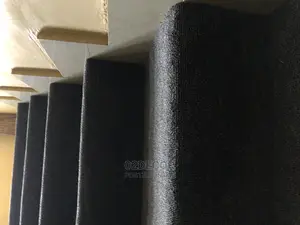 Plain Smooth Grey Rugs for Staircase