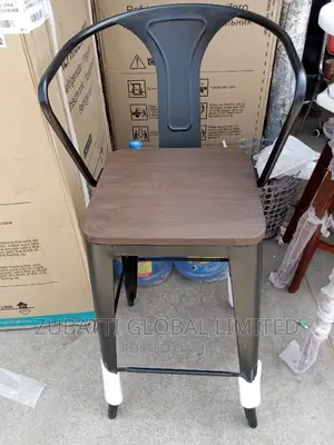 Metal Wooden Barstool