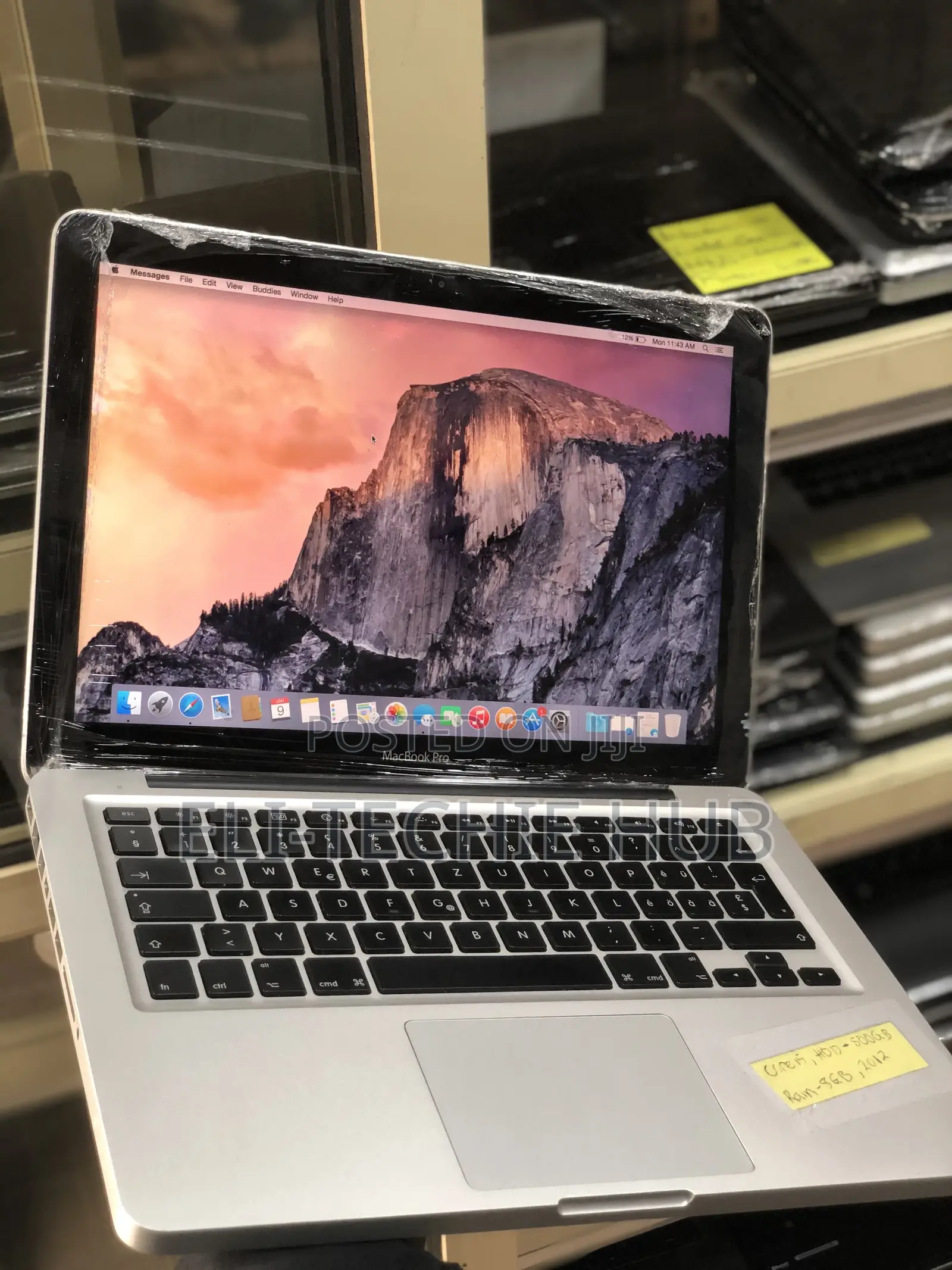 Laptop Apple MacBook 2012 8GB Intel Core I5 HDD 500GB