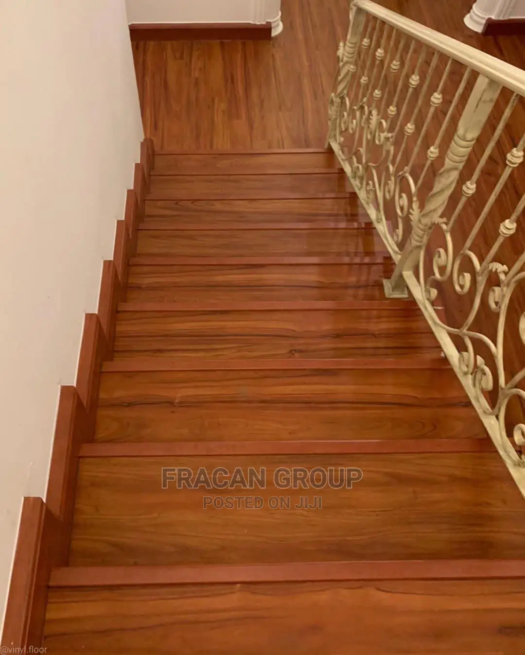 Give Your Staircase a Classy Look Using Vinyl PVC Floors