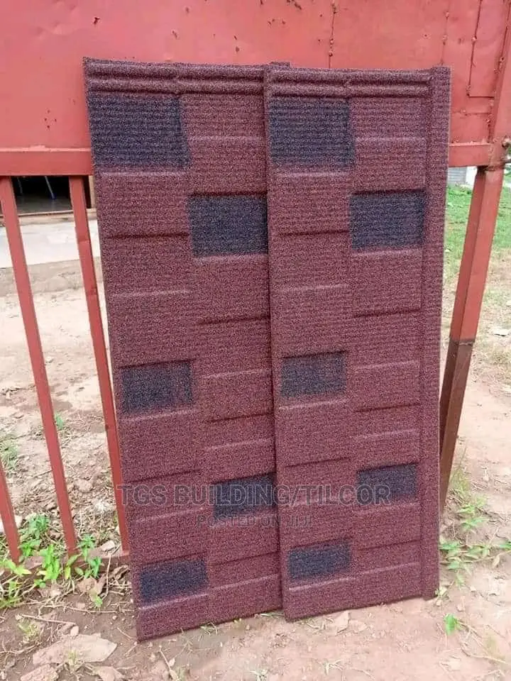 Red With Black Patches Shingle