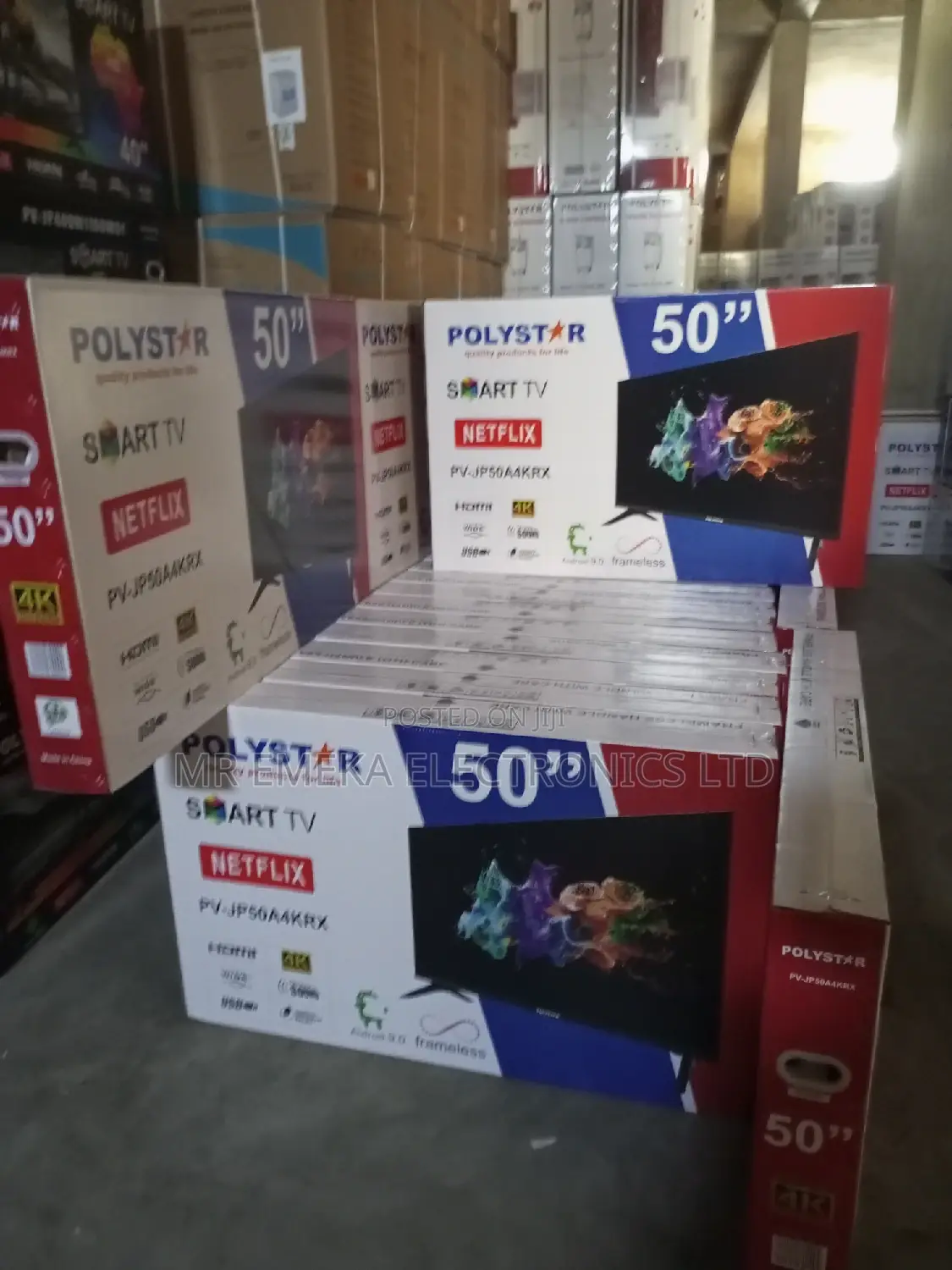 Polystar 50 Inches Smart Tv