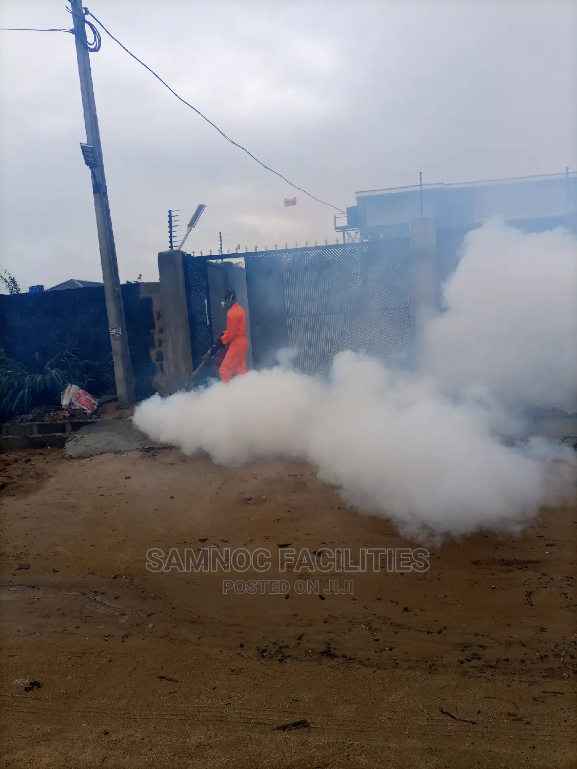 Fumigation in Progress
