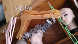 Clip Peg Wooden Clothes Hangers