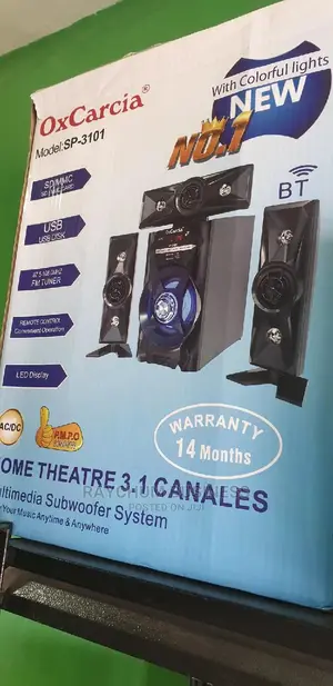 Oxcarcia Home Theater 3.1chinal With Remote