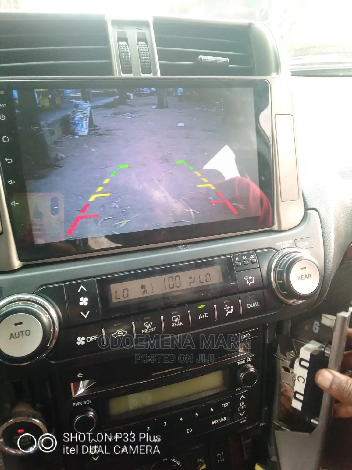 Toyota Prado Android DVD Navigation System Camera.