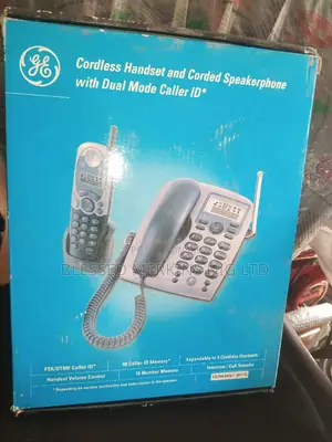 GE CORDLESS HANDSET and Corded Speakerphone