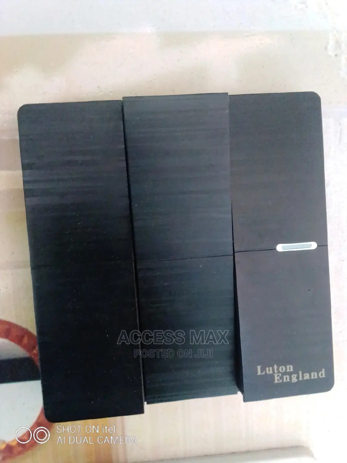 3 Gang Switch Black Color