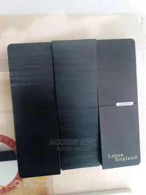 3 Gang Switch Black Color