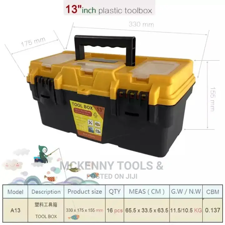 Plastic Tool Box,Toolbox,Equipment Toolbox a-13