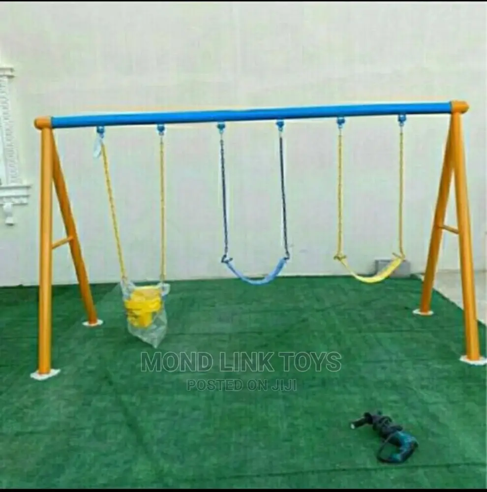 This Is 3 Seaters Iron Swing Set
